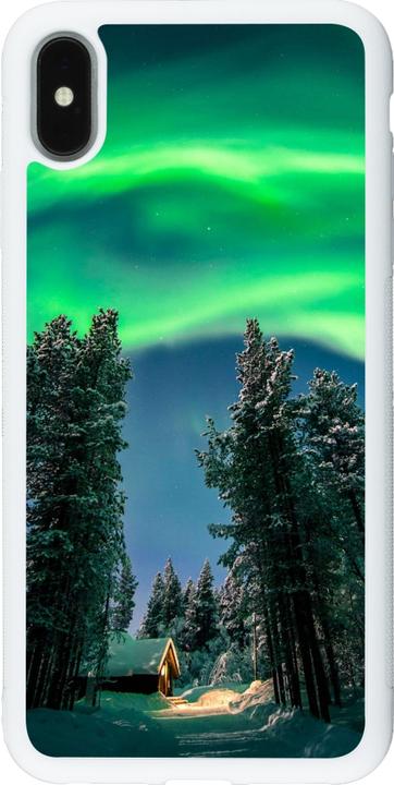 Image du produit PhoneLook Coque Silicone rigide blanc Winter 22 Northern Lights (Apple iPhone XS Max)