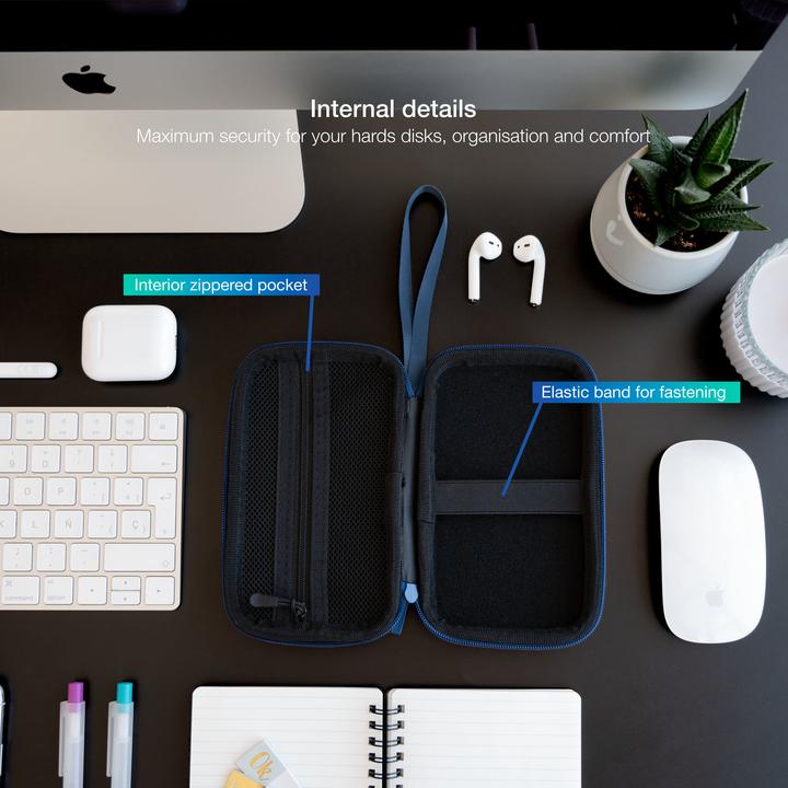 Actual product image Tooq Technology Funda Caja Externa 2.5" Azul Pacifico