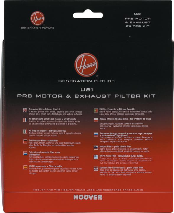 Produktbild Candy Hoover U81 FILTER KOMPL.