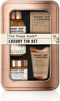 Produktbild Baylis & Harding Geschenkset in einer Dose Bergamotte Hanf Sandelholz 4 Stück (Körperpflegeset)