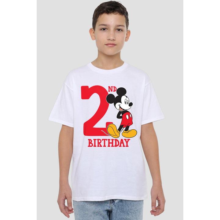Immagine prodotto Disney Maglietta Secondo Compleanno Topolino Bambini (116)