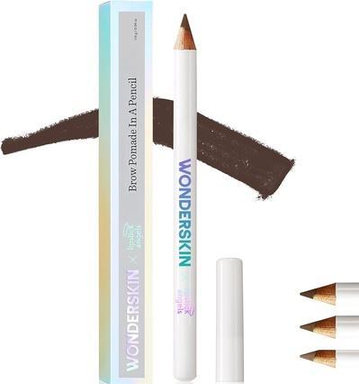 Wonderskin Augenbrauenstift Anspitzbarer Brauenstift für natürlich aussehende Brauen Braun