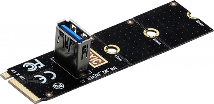 Produktbild PowerGuard M.2 PCI Express zu PCI-E Express (USB 3.0) Riser Card für M.2 Slots