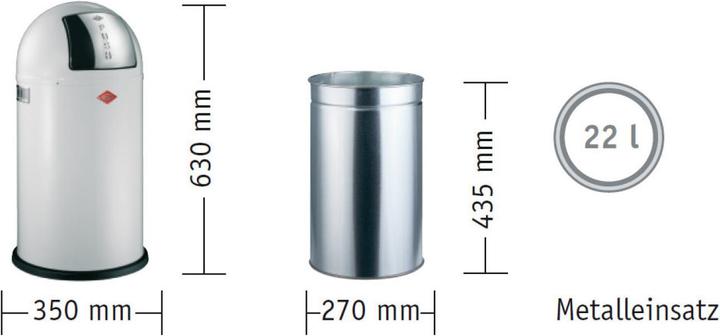 Actual product image Wesco Pushboy Junior (22 l)