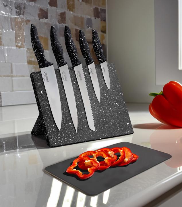Produktbild Stoneline 5-teiliges Messer Set mit Block