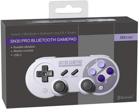 Produktbild 8bitdo SN30 PRO Bluetooth Gamepad (Android, Linux, Mac, PC, Steam Machine, Switch)