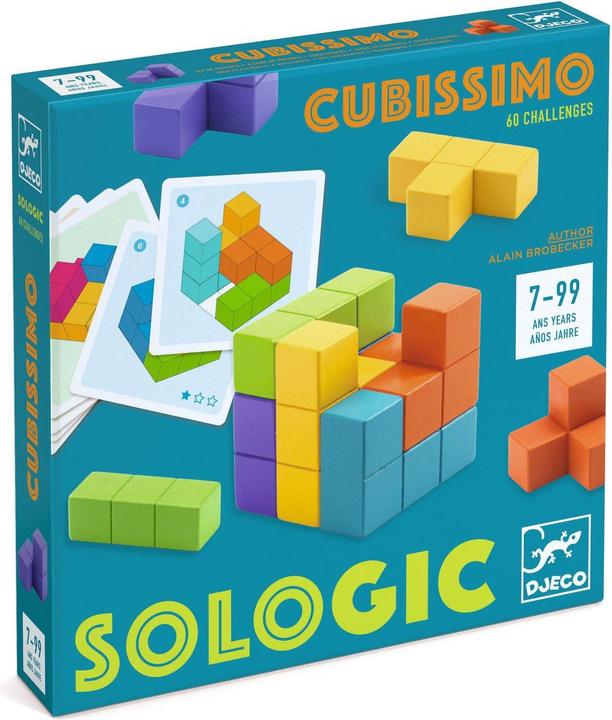 Actual product image Djeco Cubissimo (German, French, Italian, English)