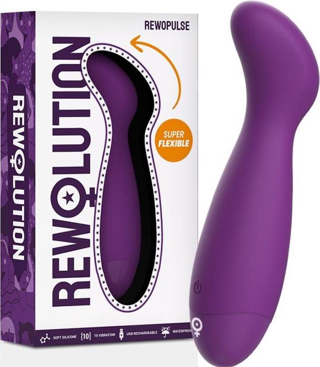 Actual product image Rewolution Rewopulse Flexible Vibrator Stimulator Point G.