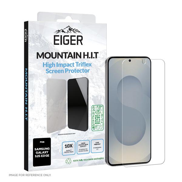 Immagine prodotto Eiger Display-Folie (1er-Pack) Mountain H.I.T Clear (1 Pezzo/i, Samsung Galaxy S25 Edge)