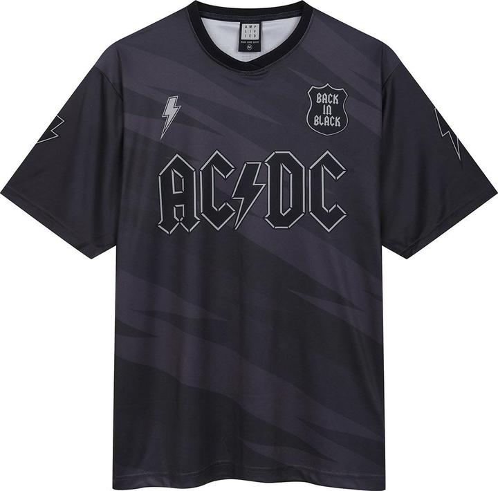 Amplified Back In Black Rock Fc TShirt (M)