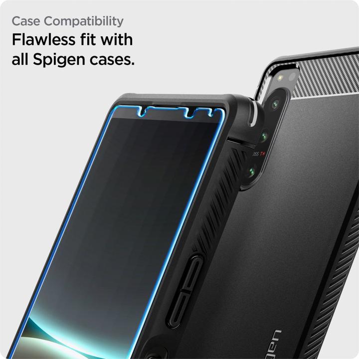 Produktbild Spigen Folia Neo Flex Sony Xperia IV 2szt aplikacja na mokro AFL05781 (2 Stück, Sony Xperia 5 IV)