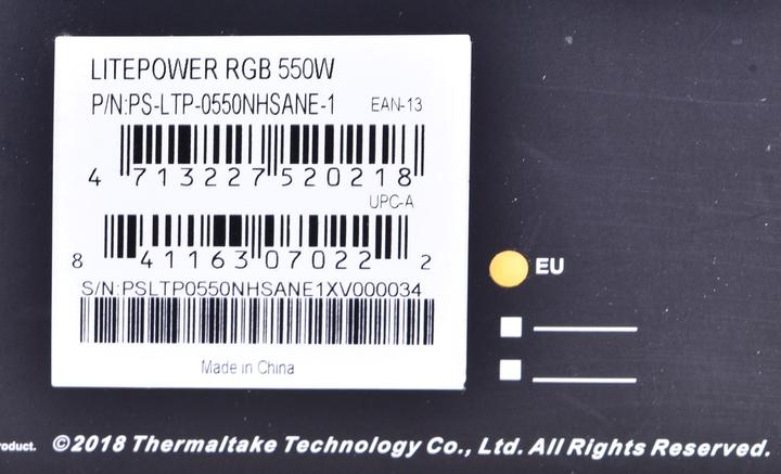 Immagine prodotto Thermaltake Litepower RGB (550 W)