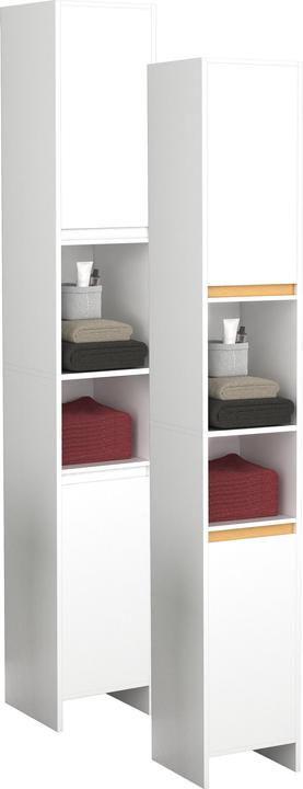 Produktbild VCM Badmöbel Badschrank Hochschrank Malira (30 x 30 x 189 cm)