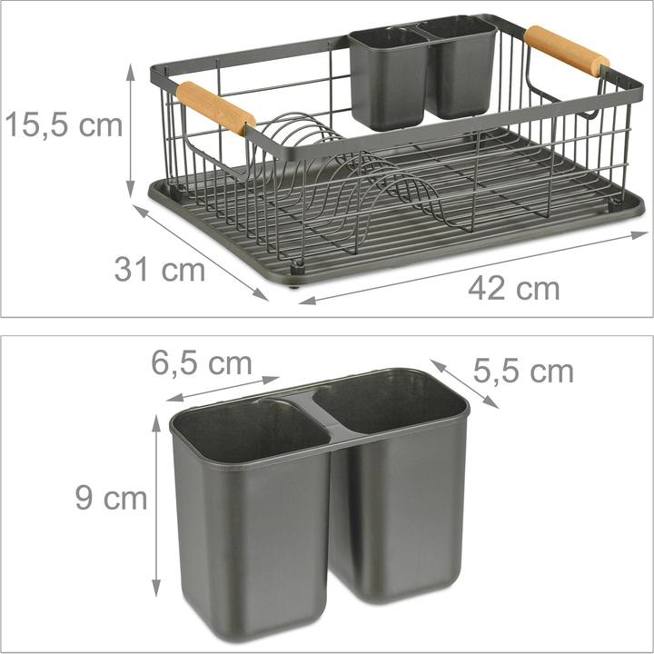 Actual product image Relaxdays Abtropfgestell
