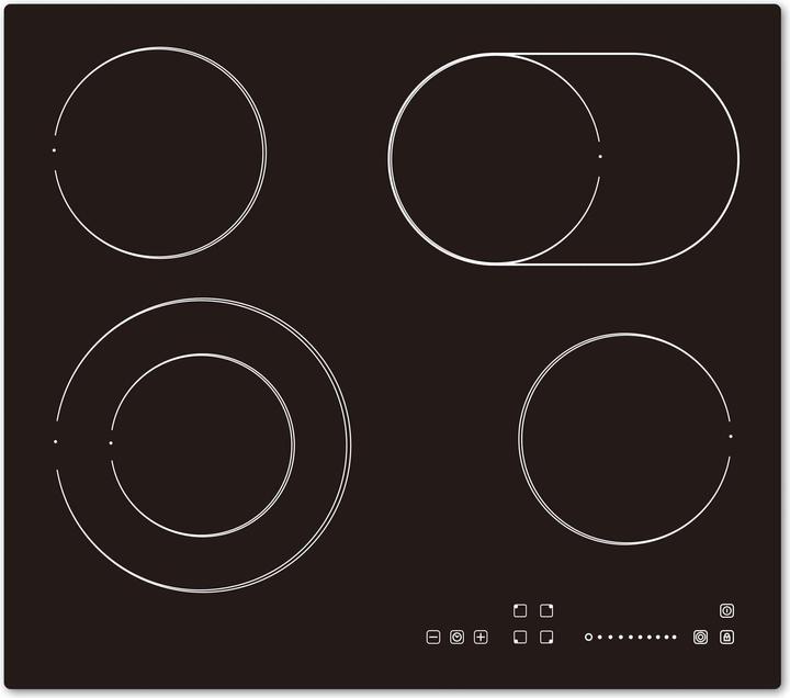 Actual product image Bomann EBK 957.1 Integrated ceramics 4 zone(s)