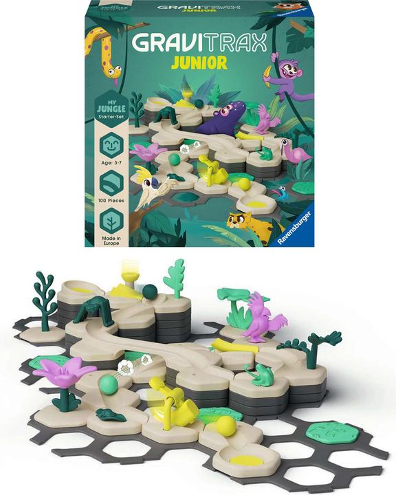 Actual product image Ravensburger GraviTrax Junior Starter-Set L Jungle