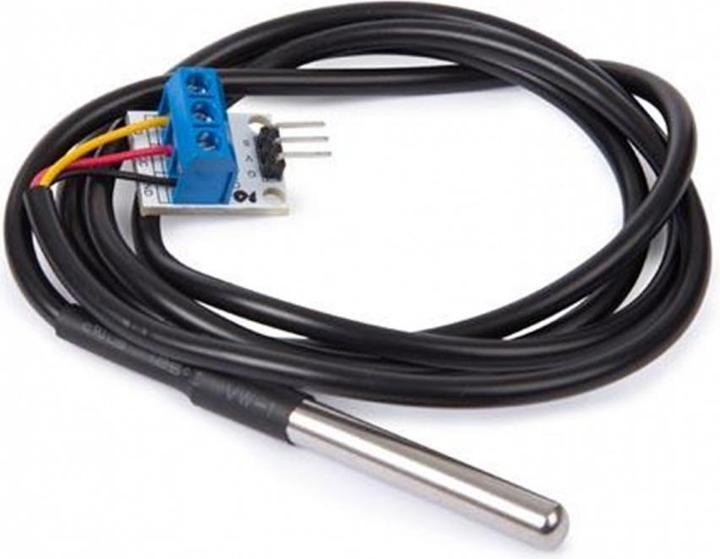 Whadda Capteur de température DS18B20 et adaptateur compatible avec Arduino