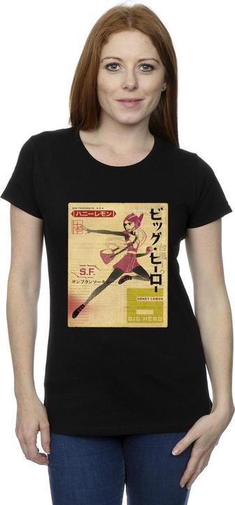 Produktbild Disney Big Hero 6 Baymax Honey Lemon Newspaper TShirt (XXL)