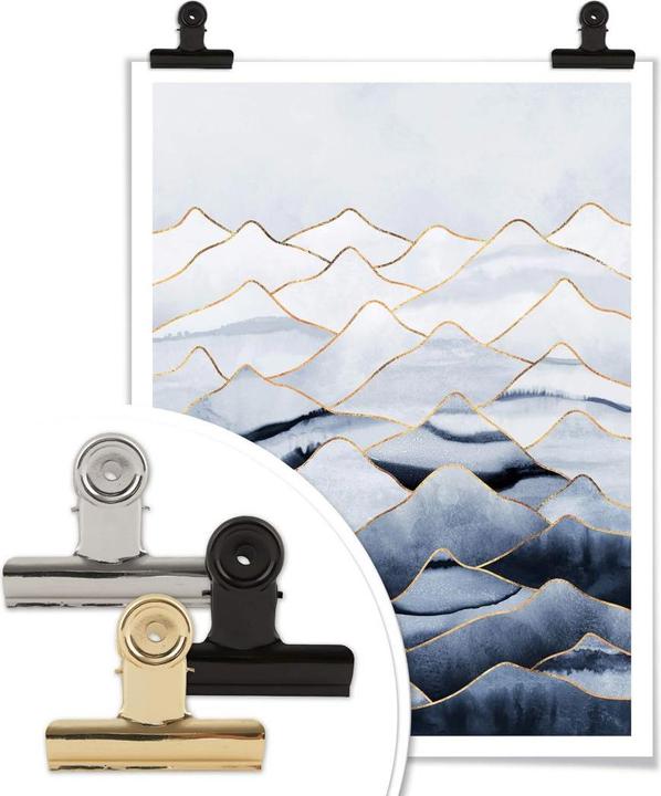 Actual product image Trenddeko The mountains (40 x 50 cm)