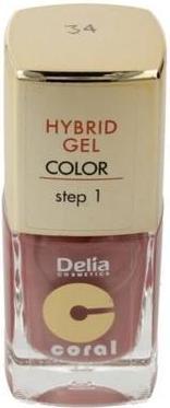 Immagine prodotto Delia Cosmetics Cosmetici Coral Hybrid Gel Smalto per unghie n. 34 Flesh Pearl 11ml (11 ml)