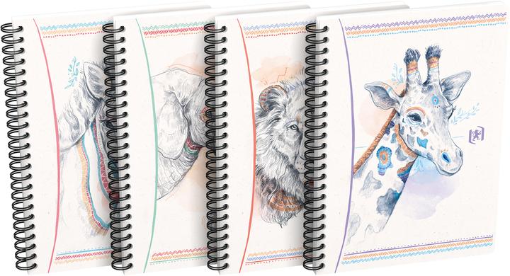 Image du produit Oxford Livre à spirales "GO Boho Spirit", A5 (A5, À rayures, Couverture souple)