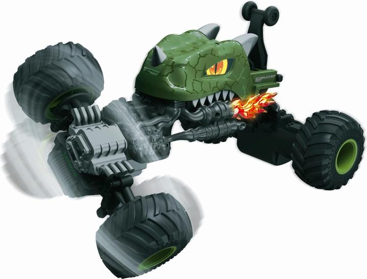Actual product image Lexibook CROSSLANDER Dino - Remote controlled vehicle, rechargeable, high front axle, light effects