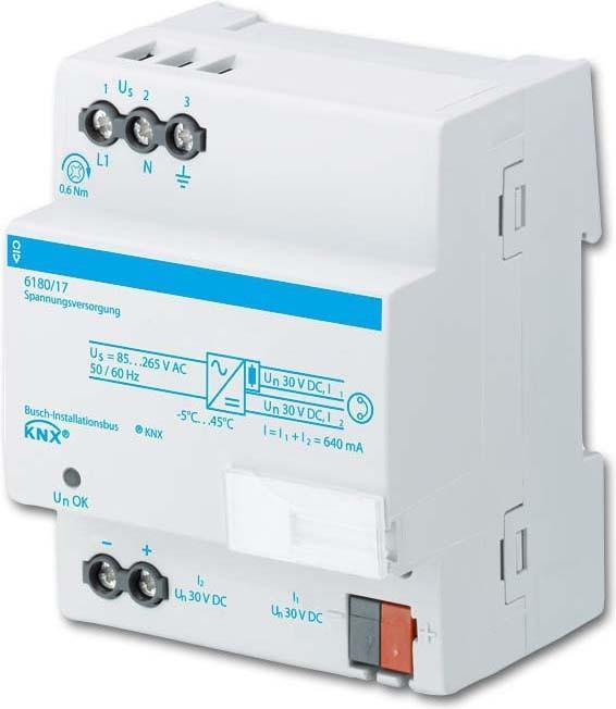Produktbild Busch-Jaeger EIB-Spannungsversorgung InstaBus, 2L, 640mA, 6TE