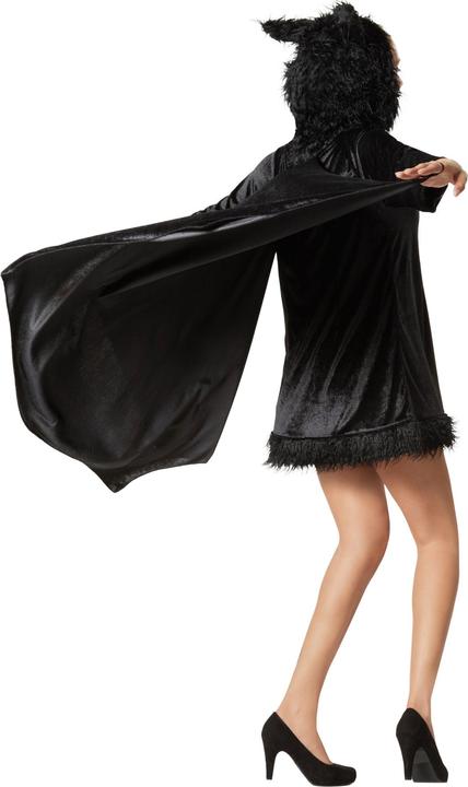 Actual product image tectake Unisex Fancy Dress Costume - Black Bat (S)