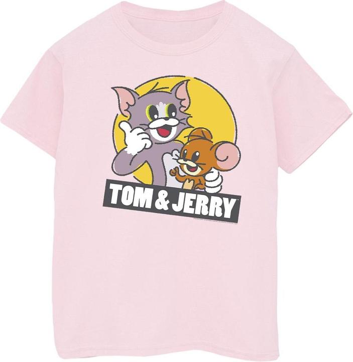Tom & Jerry Sketch Logo TShirt Mädchen