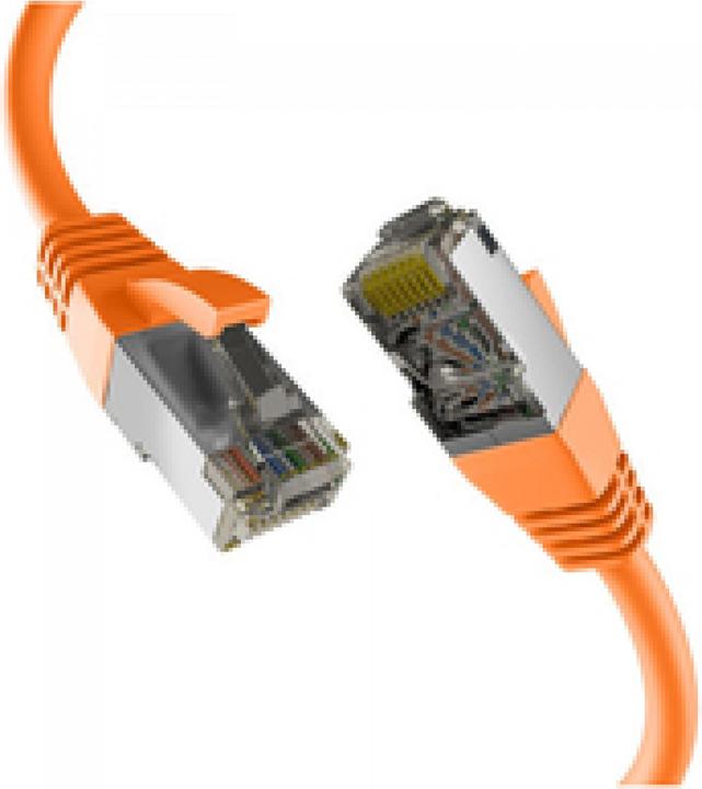 M-Cab CAT8.1 ORANGE 10M CORDON DE BRASSAGE (S/FTP, CAT8.1, 10 m)