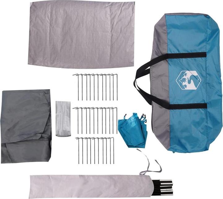 Image du produit VidaXL Tente familiale tunnel 8 personnes étanche à l'eau (Tente tunnel, 13.30 kg, 8 personnes)