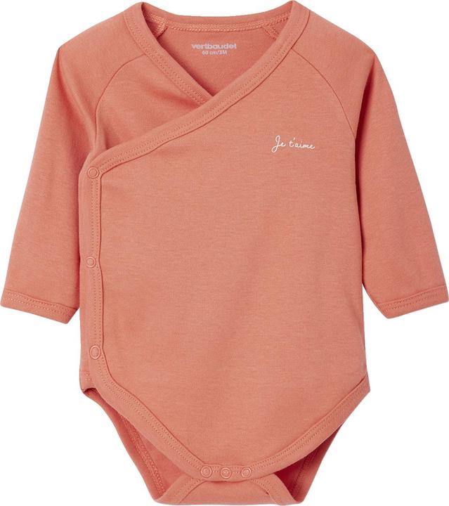 Actual product image Vertbaudet 5er-Pack Baby Wickelbodys, lange Ärmel Oeko-Tex (56)