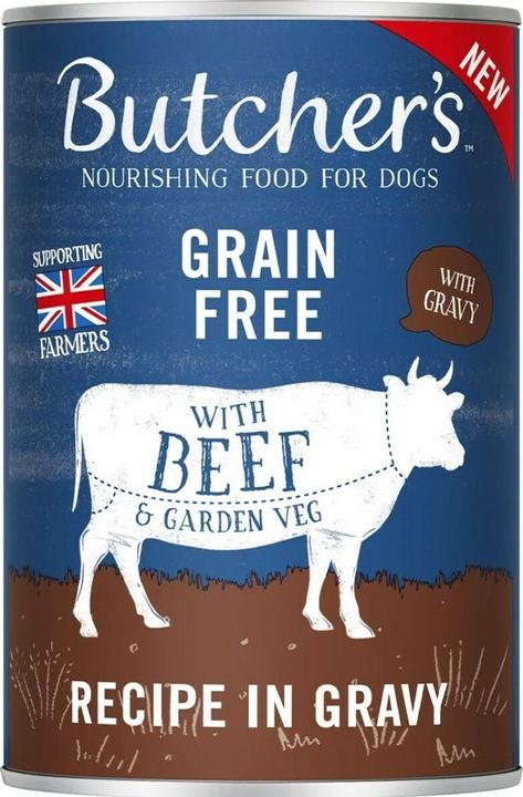 Produktbild Butcher's Original Recipe in gravy Beef - Nassfutter für Hunde - 400 g (Senior, 1 Stk., 400 g)