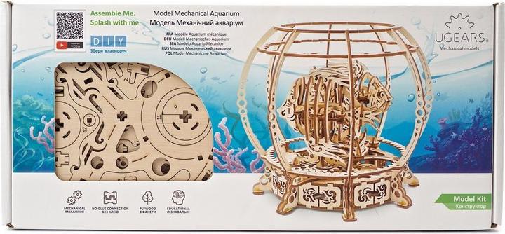 Actual product image Ugears 70155 - Aquarium Wood Model Kit