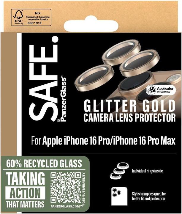 Produktbild PanzerGlass Kameraschutz (1 Stück, Apple iPhone 16 Pro Max, Apple iPhone 16 Pro)