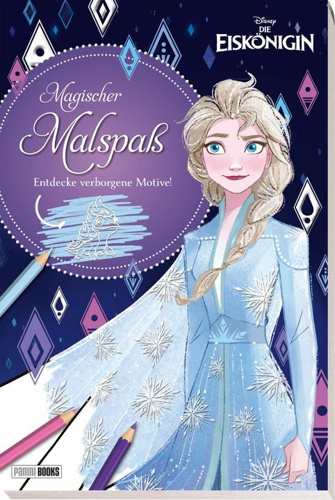 Panini Disney The Ice Queen: Magical colouring fun: Discover hidden motifs!