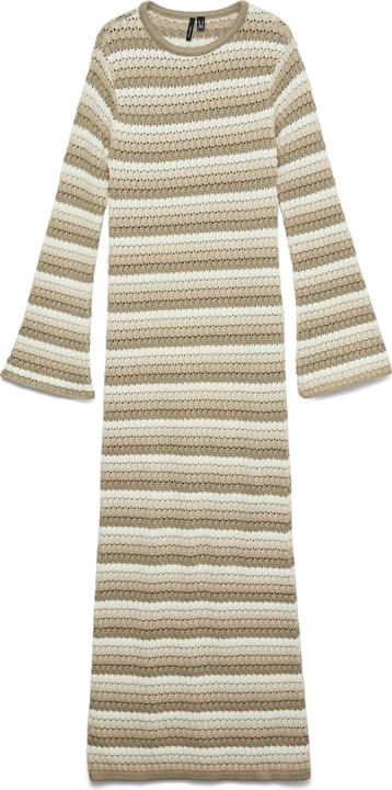Vero Moda VMRIHANNA Langes Kleid Strickkleid (L)