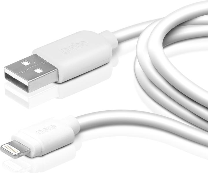Actual product image SBS USB 2.0 cable to Apple Lightning (3 m, USB 2.0)