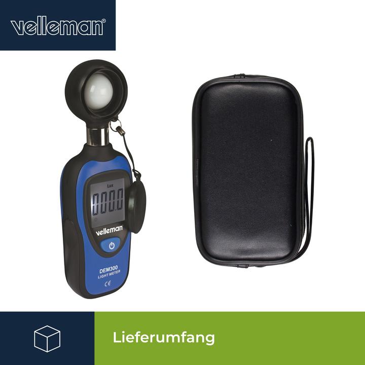 Actual product image Velleman Luxmeter