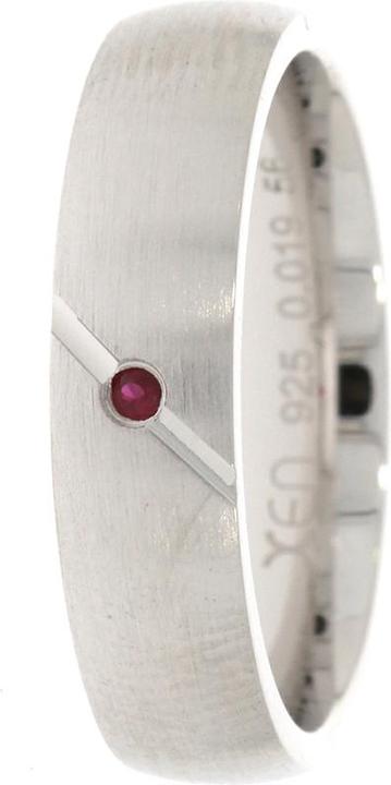 Xen Bandring mit Rubin ca. 0,019 ct.