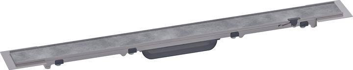 hansgrohe HG Caniveau de douche RainDrain Rock Set de finition, à raccourcir et à carreler 700mm (700 mm)