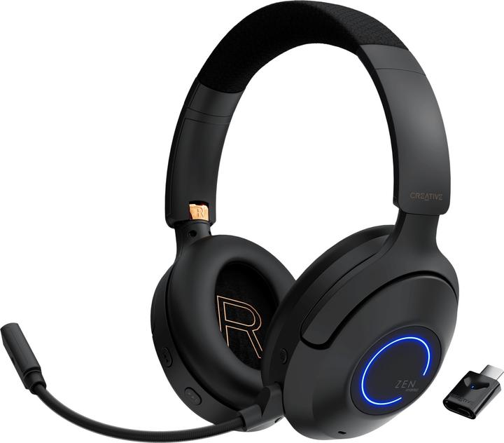 Creative Zen Hybrid Pro Classic (black, ANC, Bluetooth, USB-C) (Wireless)