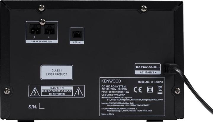 Image du produit Kenwood M-420DAB (Bluetooth, 2x 7 W)