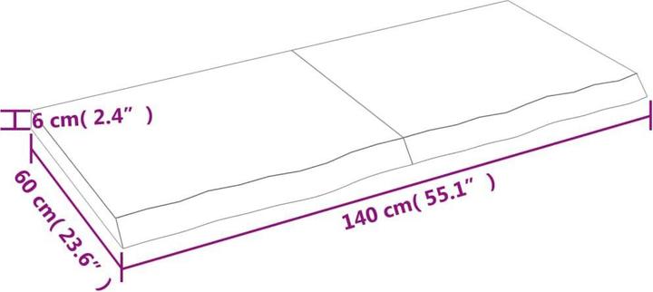 Produktbild VidaXL Emerald (140 x 60 x 6 cm)