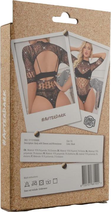 Produktbild Snapshot Games Body with Sleeves and Rhinestones "#AFTERDARK" (S, L)