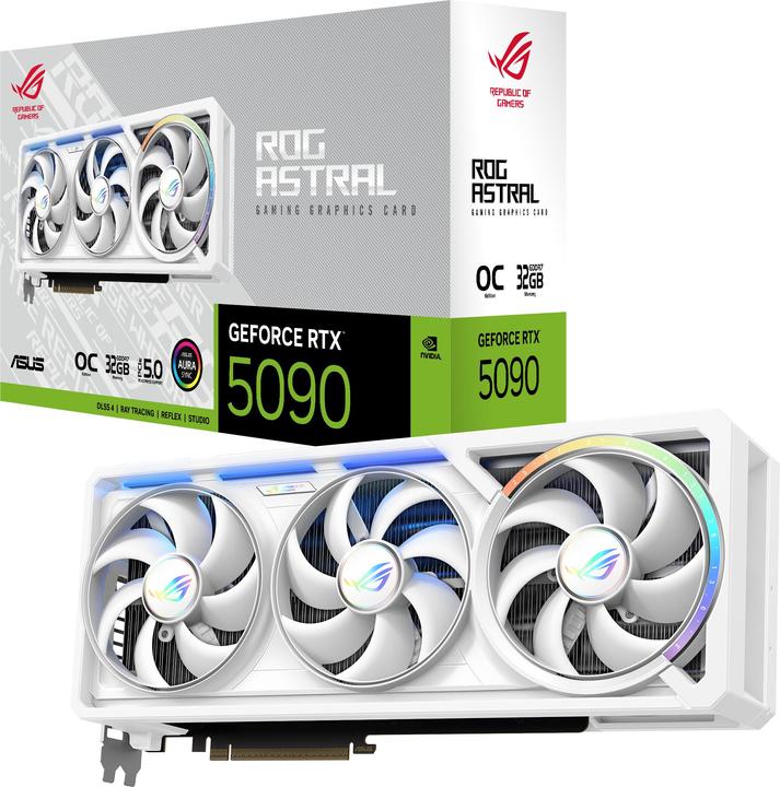 Produktbild ASUS ROG Astral GeForce RTX 5090 White OC (32 GB)