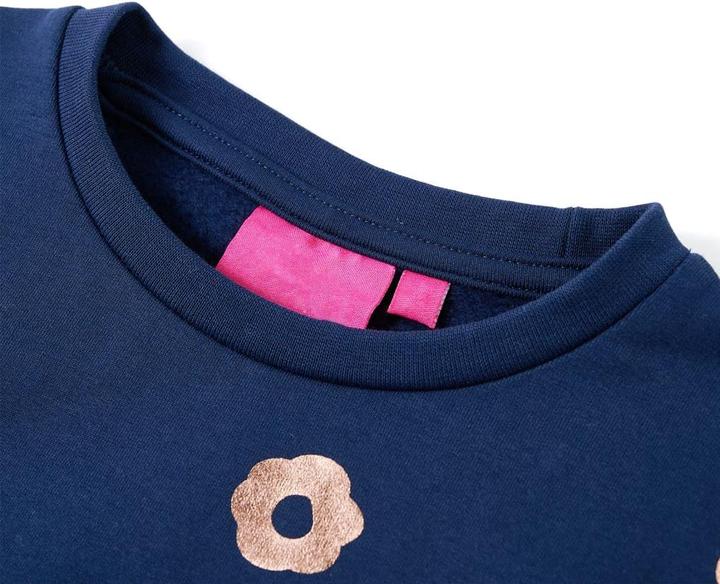 Immagine prodotto VidaXL Felpa da bambino blu navy 140,Materiale: 95 % cotone. 5 (140)