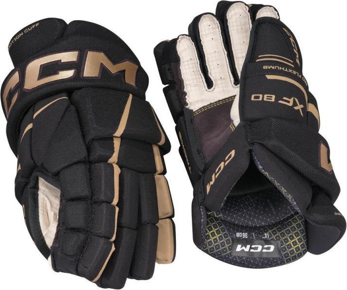 Produktbild CCM Tacks XF80 JR Hockeyhandschuhe (11"/28 cm, Schwarz/Weiss) (10)