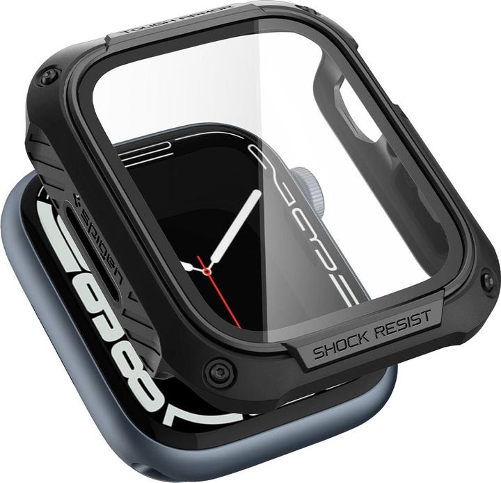 Actual product image Tech-Protect TOUGH ARMOR APPLE WATCH 7 / 8 (45 MM) BLACK