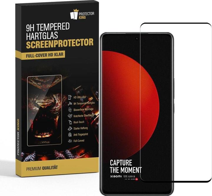 Produktbild Protectorking 1x echtes Tempered 9H Panzerhartglas 3D KLAR (1 Stück, Xiaomi 12S)